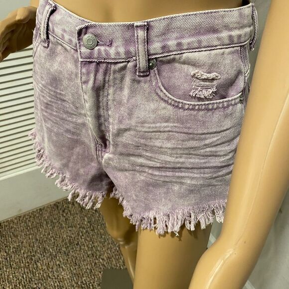 SIMPLE SOCIETY Distressed Cut Off Shortssize9 - Picture 3 of 12